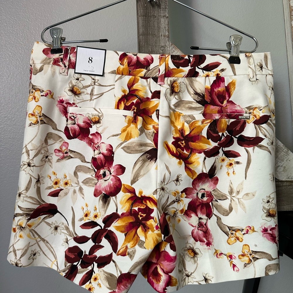 WHBM White House Black Market Print Shorts - Women’s 5” Inseam Size 8 - NWT